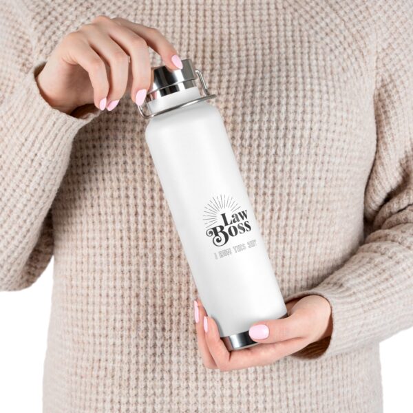 I Run this Sh*t Insulated Bottle, 22oz - Image 4