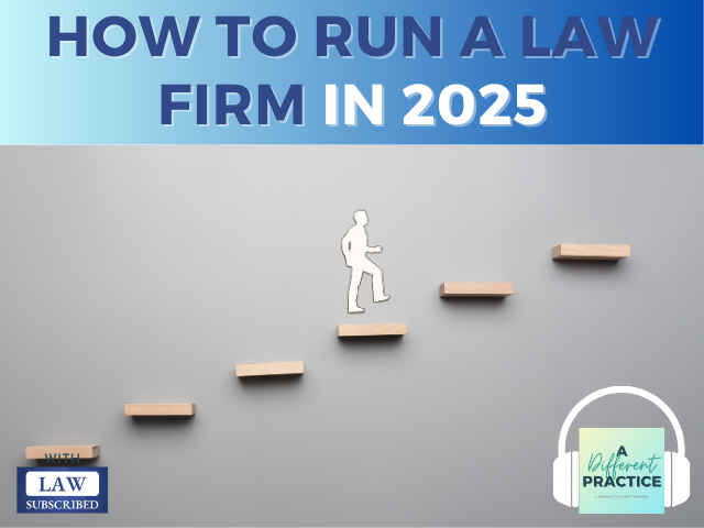 SOP: How to Run a Law Firm in 2025